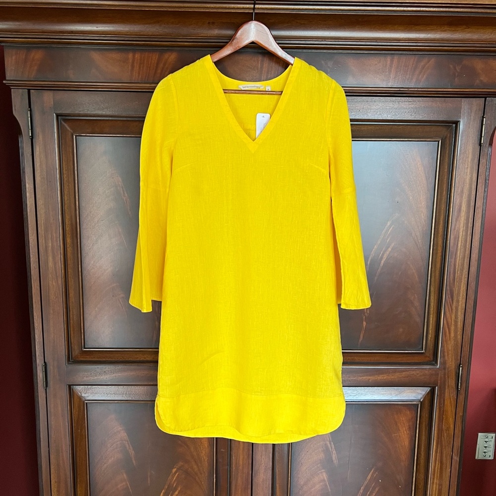 Soft Surroundings Milano Linen Dress Sz XS
